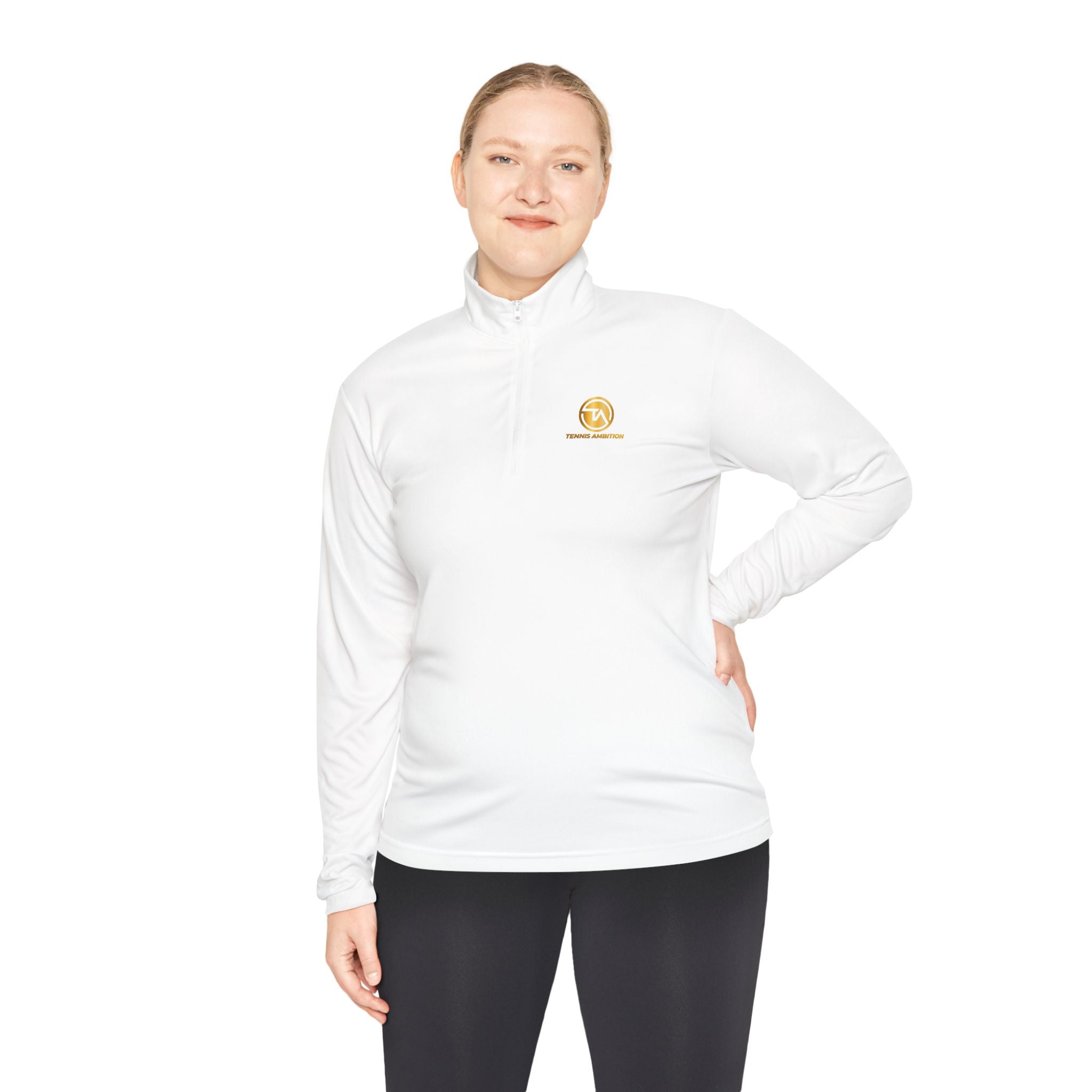 Sweat à col zippé femme